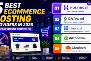 5 Best Ecommerce Hosting Providers in 2026 for Fast Online Stores