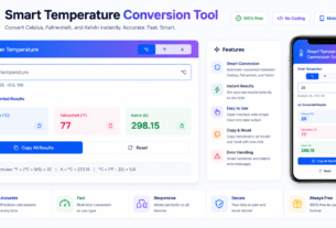Create a Smart Temperature Conversion Tool Without Coding, online temperature calculator
