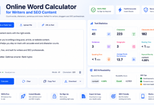 Create an Online Word Calculator for Writers and SEO Content