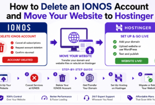 How to Delete an IONOS Account and Move Your Website to Hostinger