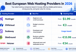 Best European Web Hosting Providers in 2026
