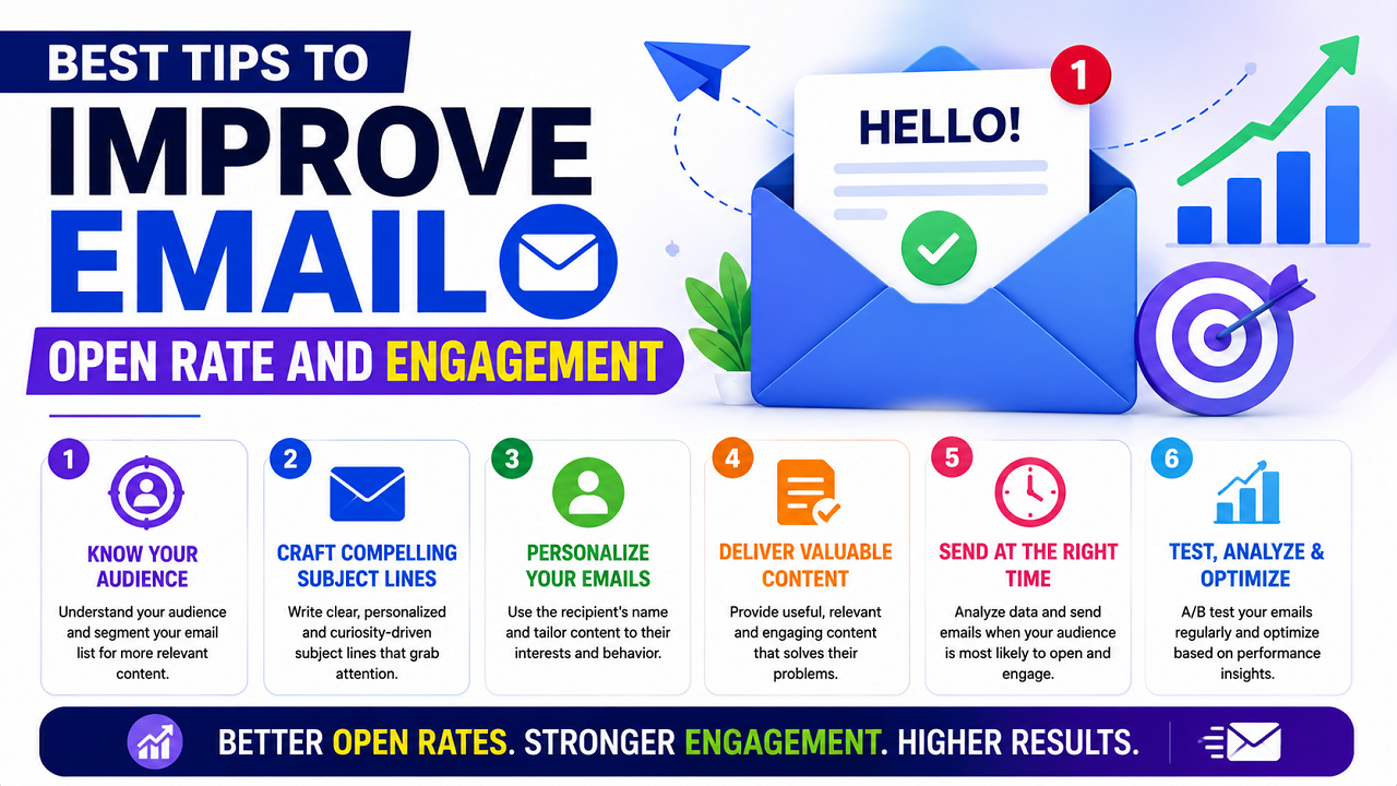 Best Tips to Improve Email Open Rate and Engagement