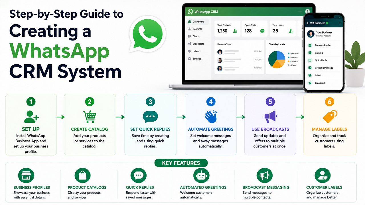 Step-by-Step Guide to Creating a WhatsApp CRM System